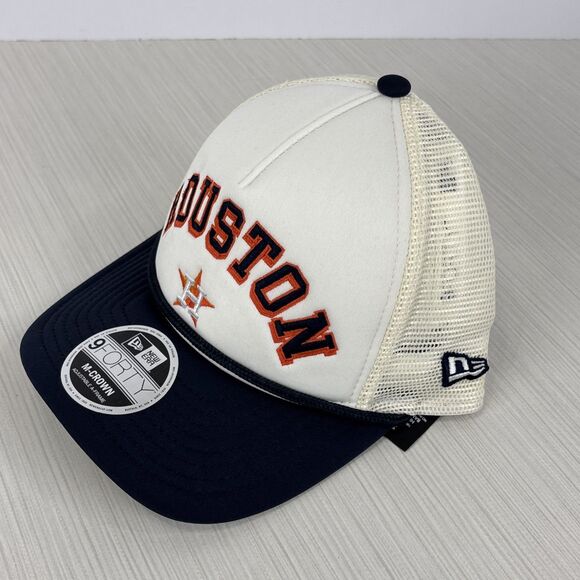 NEW ERA HOUSTON ASTROS MLB 9FORTY M-CROWN SNAPBACK ROPE HAT NEW - Picture 3 of 6